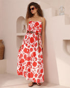 Iris Maxi Iris Maxi Red Seashell Maxi Dress Iris Maxi Red Seashell Maxi Dress Splash Swimwear