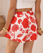 Iris Maxi Iris Maxi Red Seashell Shorts Iris Maxi Red Seashell Shorts Splash Swimwear