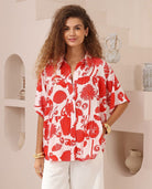 Iris Maxi Iris Maxi Red Seashell Top Iris Maxi Red Seashell Top Splash Swimwear