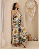 Iris Maxi Iris Maxi Riviera Reins Frill Jumpsuit Iris Maxi Terracotta Coast Jumpsuit Splash Swimwear Playsuits & Jumpsuits