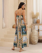 Iris Maxi Iris Maxi Riviera Reins Frill Jumpsuit Iris Maxi Terracotta Coast Jumpsuit Splash Swimwear Playsuits & Jumpsuits
