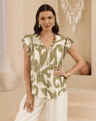 Iris Maxi Iris Maxi Sage Swirl Bouse Iris Maxi Sage Swirl Bouse Splash Swimwear Clothing Top