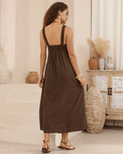 Iris Maxi Iris Maxi Shift Maxi Dress - Chocolate Iris Maxi Shift Maxi Dress - Chocolate Splash Swimwear Dresses