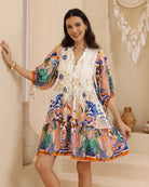 Iris Maxi Iris Maxi Summer Festival Babydoll Dress Iris Maxi Botanical Meadow Babydoll Dress Splash Swimwear Dresses