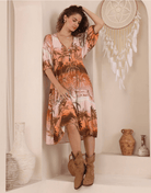 Iris Maxi Iris Maxi Sunset Palm Midi Dress Iris Maxi Botanical Meadow Babydoll Dress Splash Swimwear Dresses