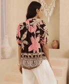 Iris Maxi Iris Maxi Tahiti Blouse - Cocoa Iris Maxi Tahiti Blouse - Cocoa Splash Swimwear Clothing Top