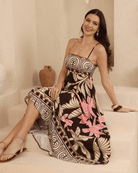 Iris Maxi Iris Maxi Tahiti Maxi Dress - Cocoa Iris Maxi Tahiti Maxi Dress - Cocoa Splash Swimwear Dresses