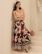 Iris Maxi Iris Maxi Tahiti Wide Leg Pants - Cocoa Iris Maxi Tahiti Wide Leg Pants - Cocoa Splash Swimwear Womens Pants