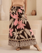 Iris Maxi Iris Maxi Tahiti Wide Leg Pants - Cocoa Iris Maxi Tahiti Wide Leg Pants - Cocoa Splash Swimwear Womens Pants