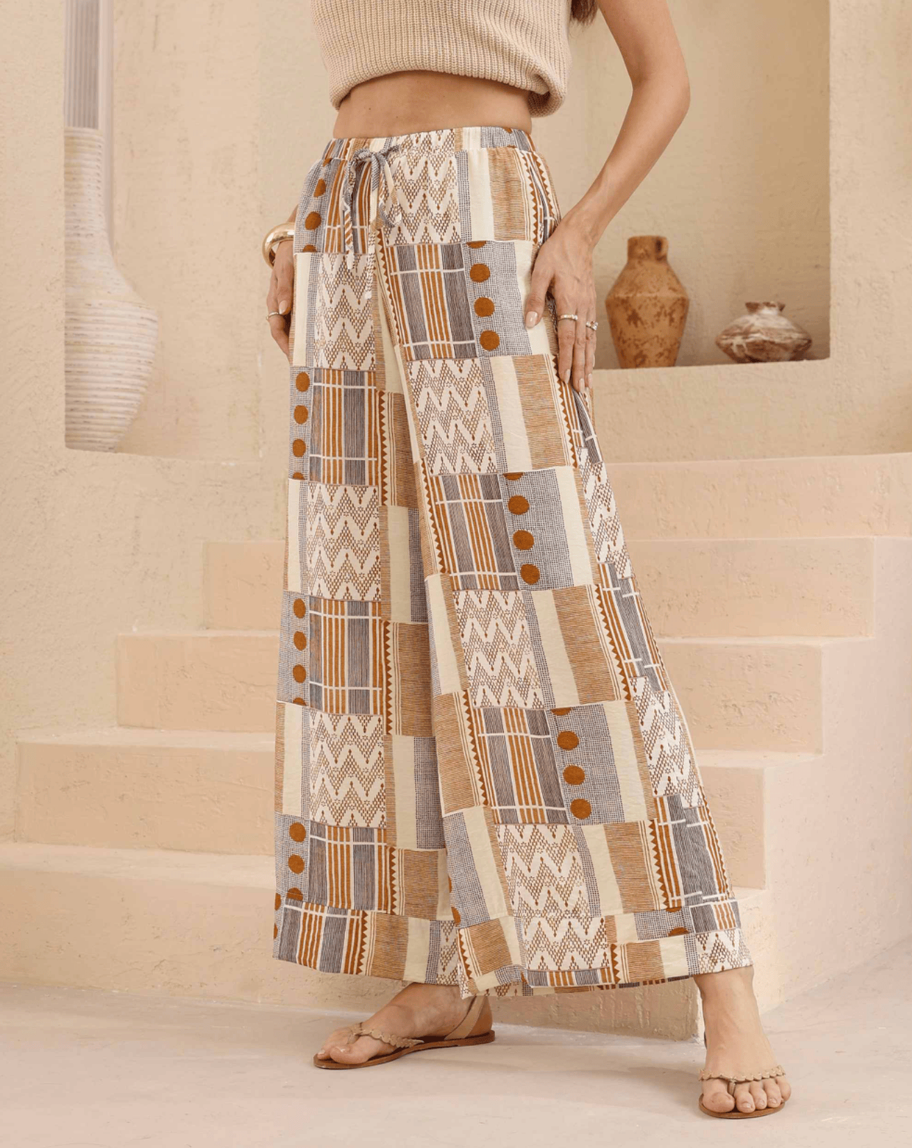 Iris Maxi Iris Maxi Zanzibar Wide Leg Pants Iris Maxi Zanzibar Wide Leg Pants Splash Swimwear Womens Pants