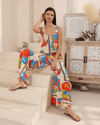 Iris Maxi Margarita Paradise Jumpsuit - Multi Margarita Paradise Jumpsuit - Multi Splash Swimwear Playsuits & Jumpsuits