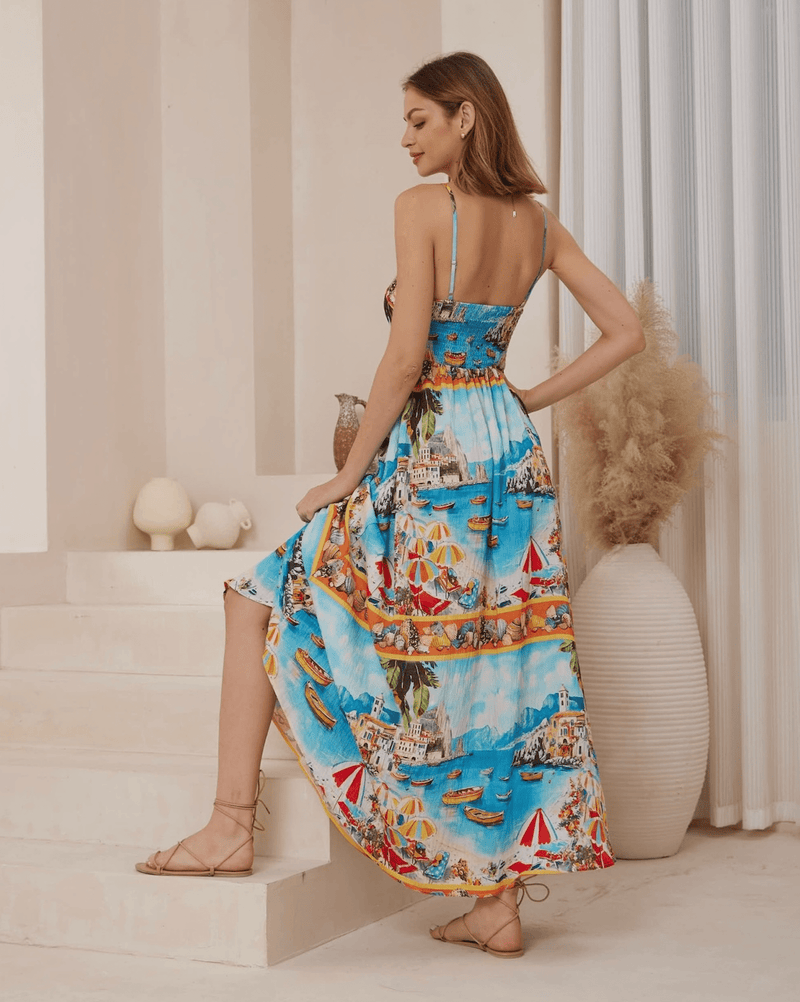 Iris Maxi Ocean Vibes Maxi Dress Ocean Vibes Maxi Dress Splash Swimwear Womens Clothing