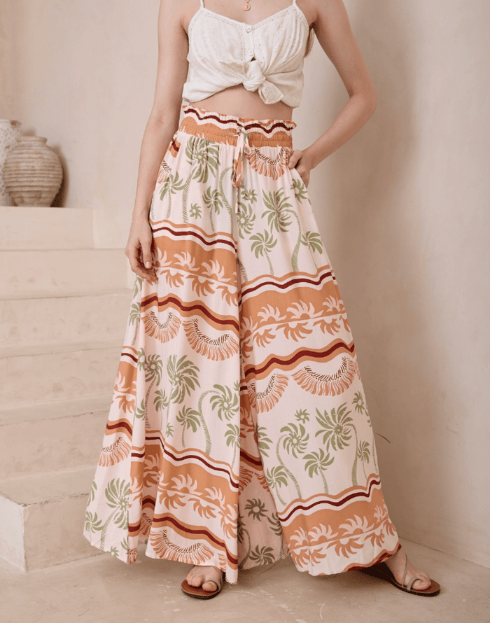 Iris Maxi Pants Tropica Wide Leg Pants