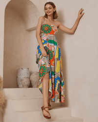 Iris Maxi Venice Maxi Dress - Multi Print Venice Maxi Dress - Multi Print Splash Swimwear