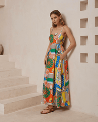 Iris Maxi Venice Maxi Dress - Multi Print Venice Maxi Dress - Multi Print Splash Swimwear