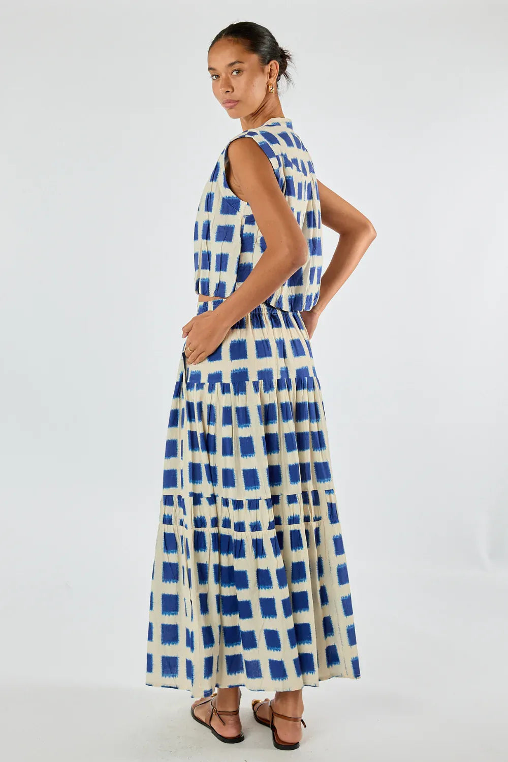 Itami Itami Bloc Skirt - Blue Itami Bloc Skirt - Blue Splash Swimwear Skirt