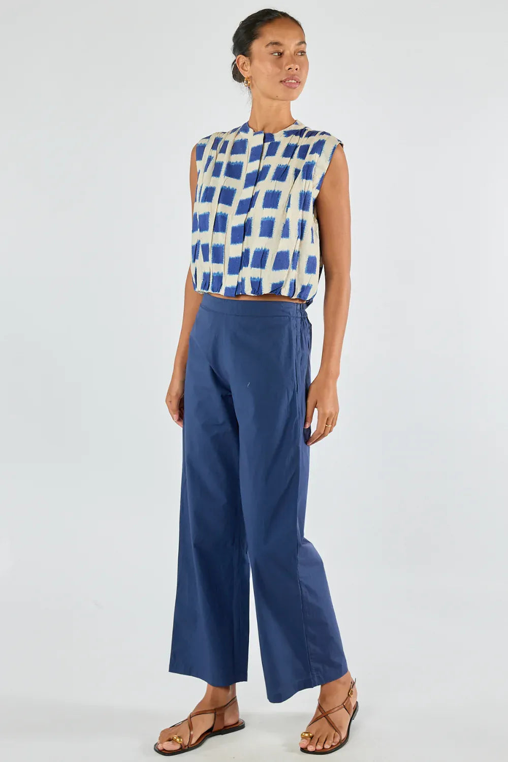 Itami Itami Bloc Sleeveless Top - Blue Itami Bloc Sleeveless Top - Blue Splash Swimwear Tops