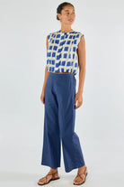 Itami Itami Bloc Sleeveless Top - Blue Itami Bloc Sleeveless Top - Blue Splash Swimwear Tops