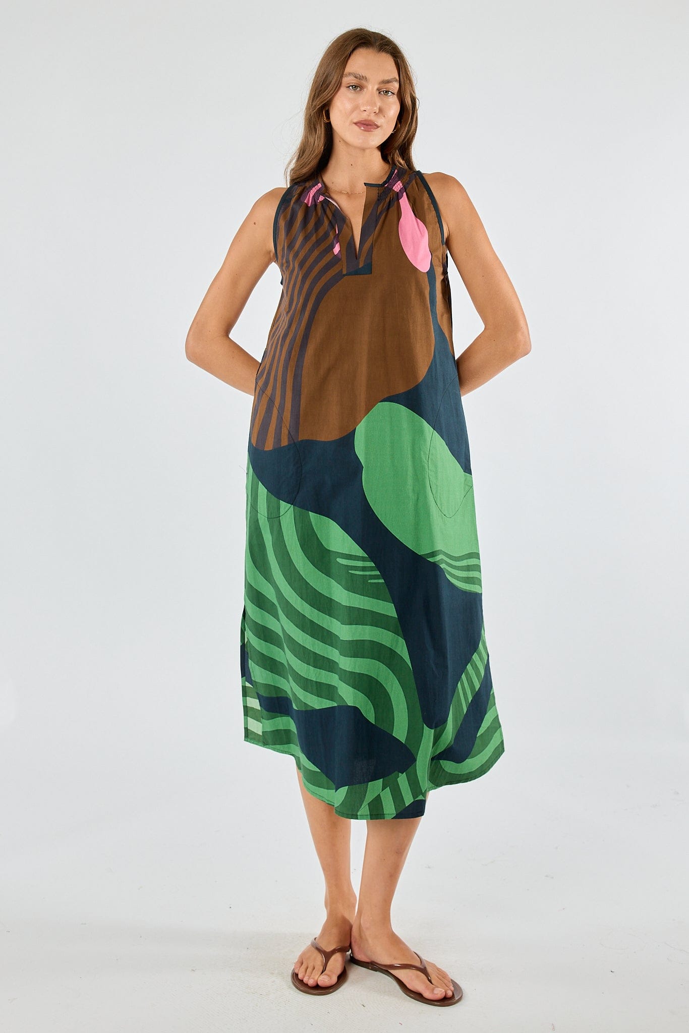 Itami Itami Papillon Sleeveless Dress - Black Itami Papillon Sleeveless Dress - Black Splash Swimwear Dresses