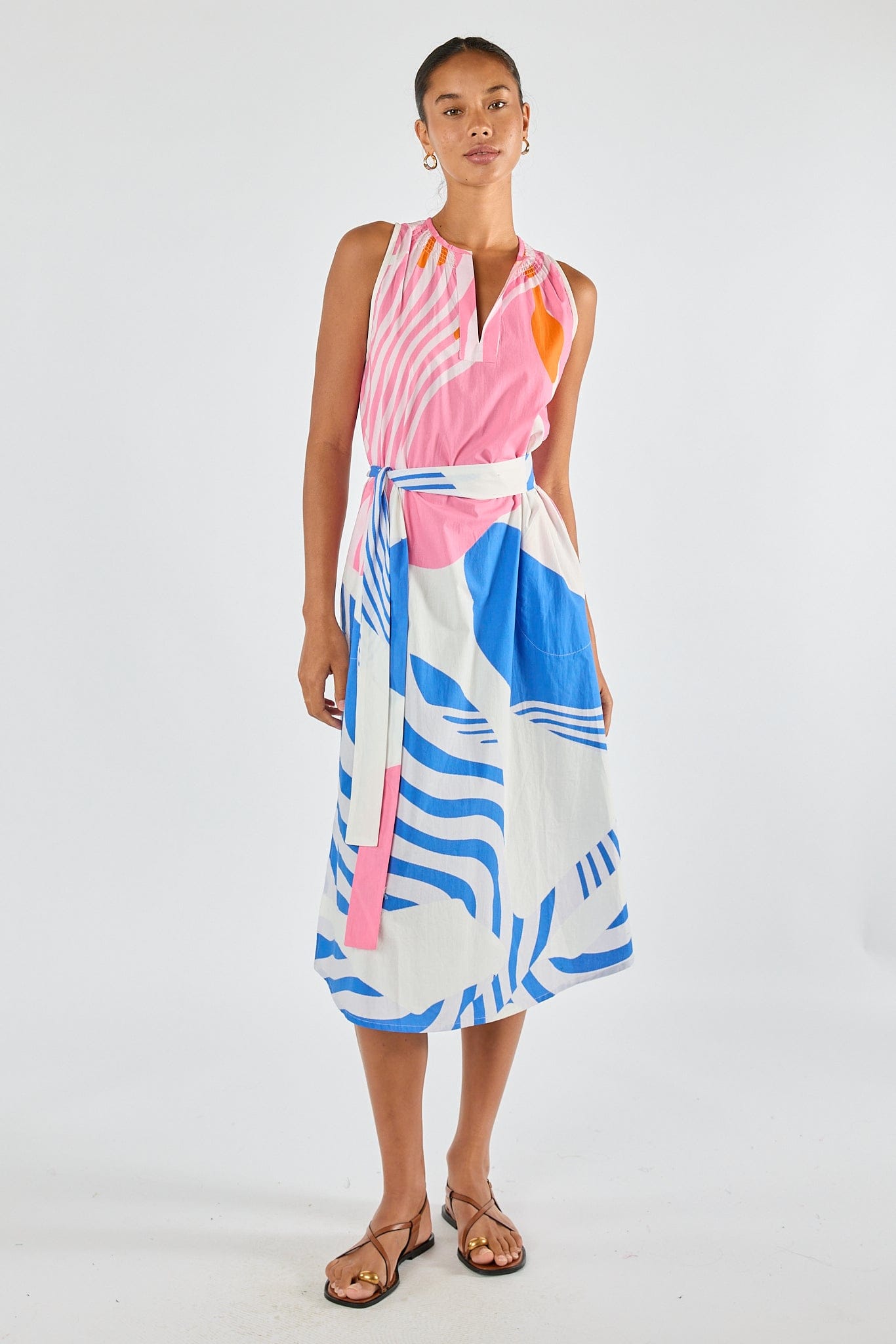 Itami Itami Papillon Sleeveless Dress - White Itami Papillon Sleeveless Dress - White Splash Swimwear Dresses