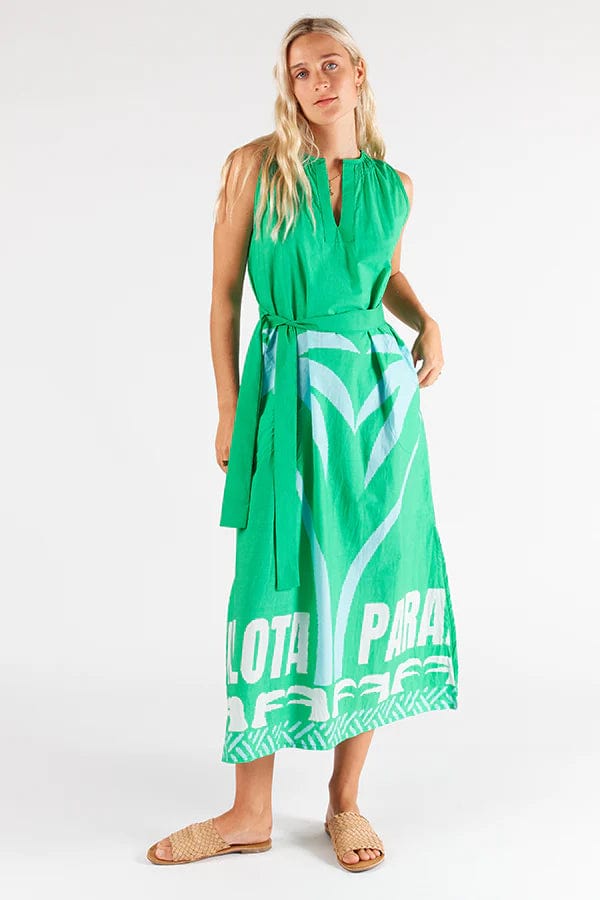 Itami Quillota Sleeveless Kaftan - Green Itami Quillota Sleeveless Kaftan - Green Splash Swimwear Clothing