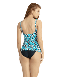 Jantzen Cloud Nine DD/E Scoop Ruched Singlet - Arctic Jantzen Paige DD/E Mesh Frill Singlet - Black Splash Swimwear