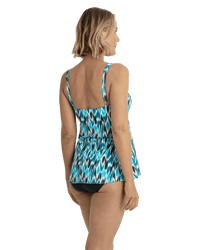 Jantzen Cloud Nine Multi Scoop Singlet - Arctic Jantzen Paige DD/E Mesh Frill Singlet - Black Splash Swimwear