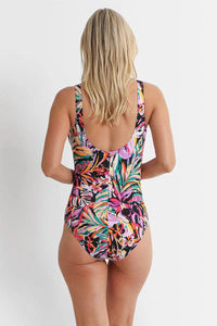 Jantzen Festival High Neck Mast One Piece - Black Jantzen Festival High Neck Mast One Piece - Black Splash Swimwear Womens Swimwear