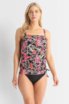 Jantzen Hamilton Bandeau Blouson Singlet - Black Jantzen Hamilton Bandeau Blouson Singlet - Black Splash Swimwear