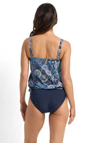 Jantzen Jantzen Desert Bandeau Blouson Singlet - Navy Jantzen Desert Bandeau Blouson Singlet - Navy Splash Swimwear Bikini Tops