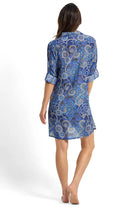 Jantzen Jantzen Desert Button Through Shirt - Navy Jantzen Desert Button Through Shirt - Navy Splash Swimwear Shirts