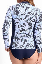 Jantzen Jantzen Laguna Active Rash Vest - Navy Jantzen Laguna Active Rash Vest - Navy Splash Swimwear Rashies & Sunsuits