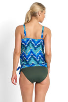 Jantzen Jantzen Mirage Bandeau Blouson Singlet - Forest Jantzen Mirage Bandeau Blouson Singlet - Forest Splash Swimwear