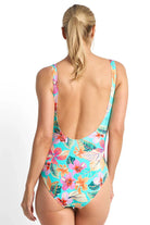 Jantzen Jantzen Phuket Gathered Surplice One Piece Jantzen Phuket Gathered Surplice One Piece Splash Swimwear