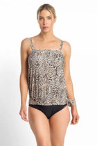 Jantzen Jantzen Select Blouson Top JA84935 Jantzen Select Blouson Top Splash Swimwear Swimwear Black / AU12/US8 9313513743946