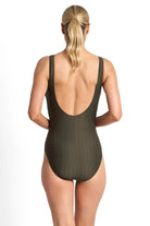 Jantzen Jantzen Sky High Bar Surplice One Piece - Army Jantzen Sky High Bar Surplice One Piece - Army Splash Swimwear