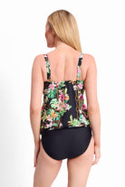 Jantzen Jantzen Villa Casa Bandeau Blouson Singlet - Black Jantzen Villa Casa Bandeau Blouson Singlet - Black Splash Swimwear Tankini Tops
