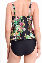 Jantzen Jantzen Villa Casa Bandeau Blouson Singlet - Black Jantzen Villa Casa Bandeau Blouson Singlet - Black Splash Swimwear Tankini Tops