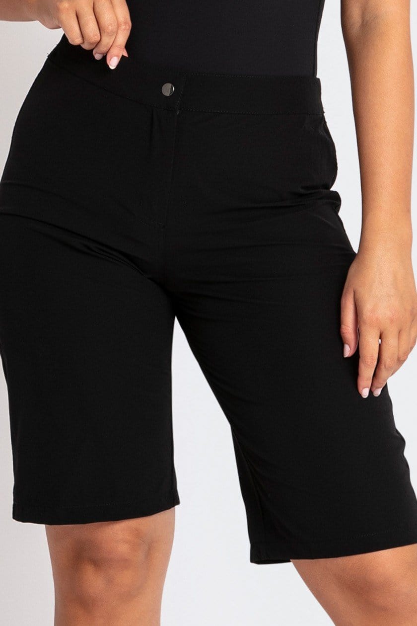 Jantzen Knee Length Boardshorts JA90510 Splash Swimwear Boardshorts Black / 8 9321762594417