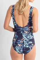 Jantzen Maja Mesh Frill  One Piece - Navy Maja Mesh Frill  One Piece - Navy Splash Swimwear