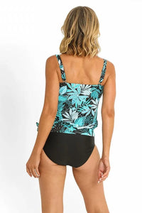 Jantzen Tankini Tops Select Blouson - Aqua Jantzen Select Blouson - Aqua