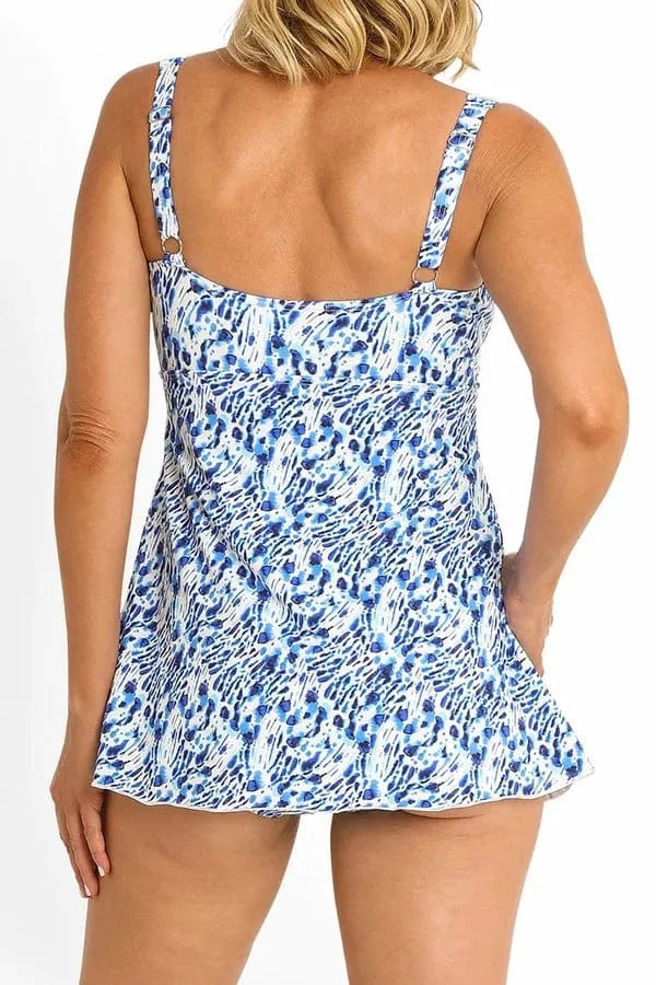 Jantzen Symbio Slimline Swim Dress - Navy Jantzen Symbio Slimline Swim Dress - Navy Splash Swimwear Swim Dress