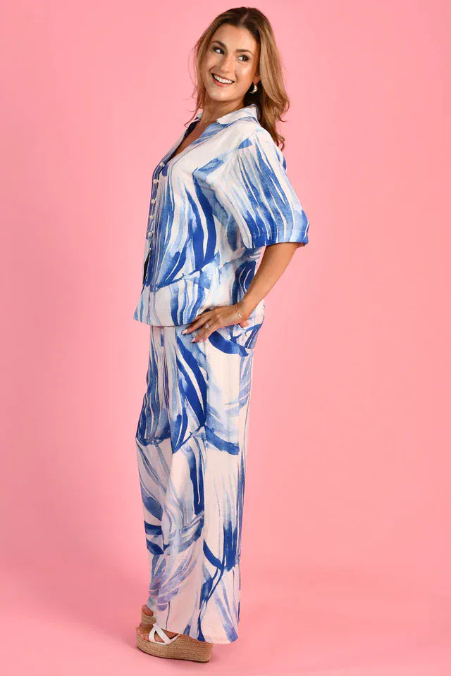 Jar Of Hearts Jar Of Hearts Odyssey Pants - Blue Crush Jar Of Hearts Odyssey Pants - Blue Crush Splash Swimwear