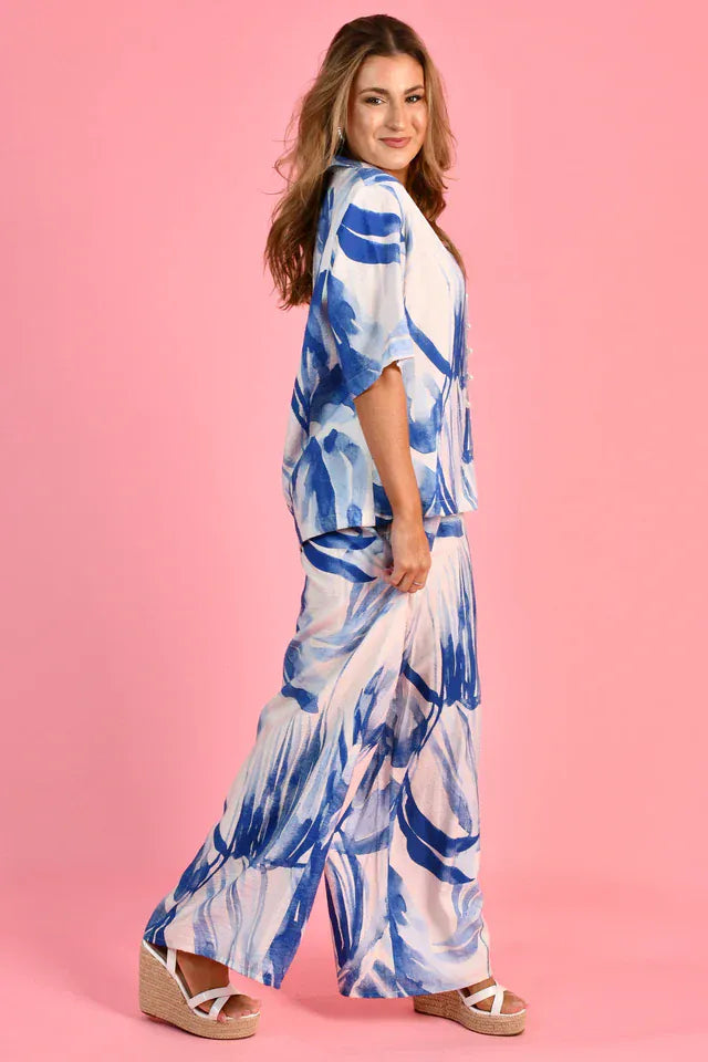 Jar Of Hearts Jar Of Hearts Odyssey Pants - Blue Crush Jar Of Hearts Odyssey Pants - Blue Crush Splash Swimwear