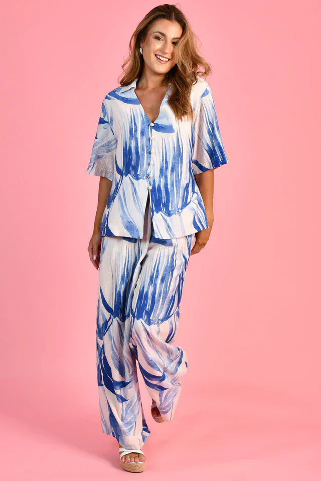 Jar Of Hearts Jar Of Hearts Odyssey Pants - Blue Crush Jar Of Hearts Odyssey Pants - Blue Crush Splash Swimwear