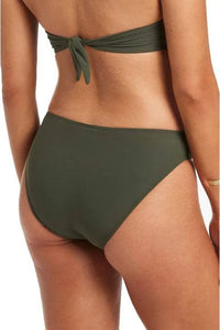 Jetset Twist Front Pant - Olive - Jets - Splash Swimwear  - Bikini Bottom, Jets, June23, new arrivals, new swim - Splash Swimwear 