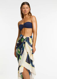 Jets Fauna Long Sarong - Ink J61361 Jets Fauna Long Sarong - Ink Splash Swimwear Sarongs 9360519063677