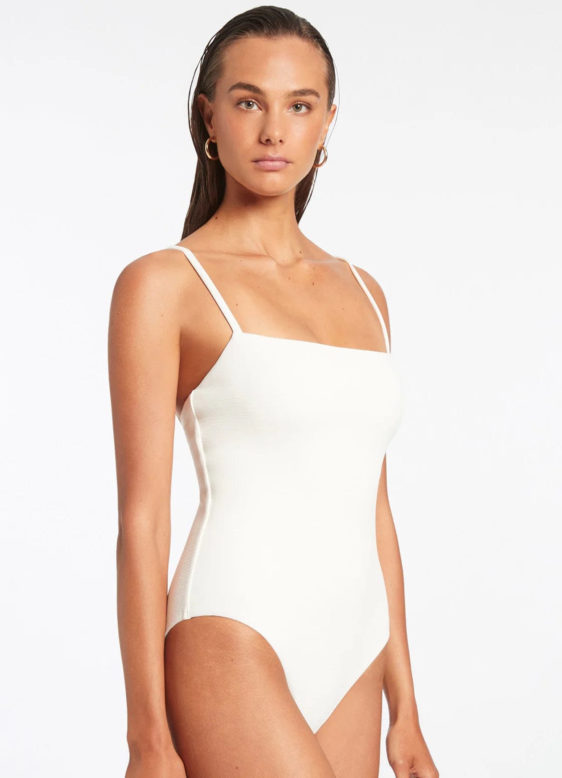 Jets Isla Rib Minimal Tank One Piece Isla Rib Minimal Tank One Piece Splash Swimwear One Pieces