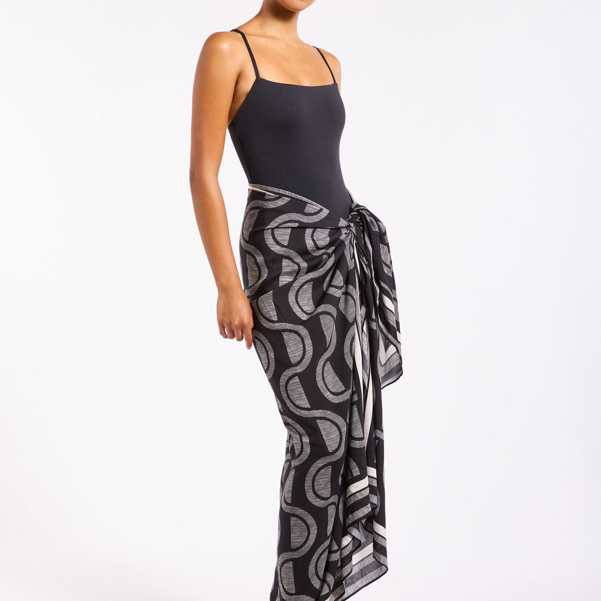 Jets Jets Harmony Long Sarong J61553.Black-O/S Jets Long Sarong | Jets Splash Swimwear Cover Ups Black / O/S 9360519273885