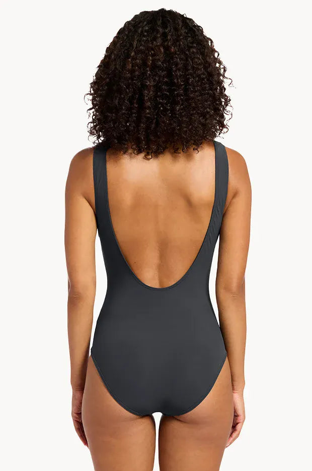 Jets Jets Jetset Lien Plunge One Piece Jets Jetset Lien Plunge One Piece Splash Swimwear One Piece